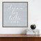 Sweet Dreams VII by Victoria Borges 16-in. W x 16-in. H. Canvas Wall Art Print Framed in Grey